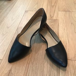 Naturalizer Black Leather Flats